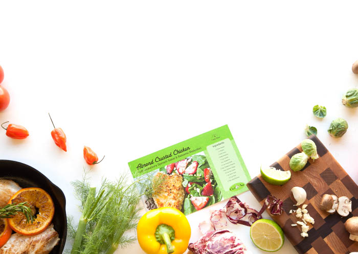 Fresh Ingredients & Recipe Card